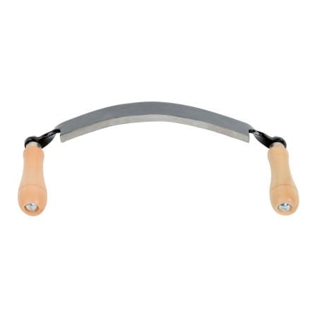 Timber Tuff Timber Tuff Draw Shave TMB-10DC - Curved 10" Steel Blade with Wood Handles TMB-10DC